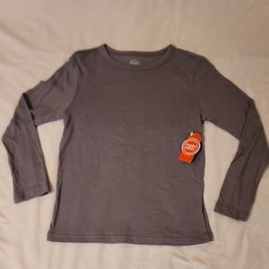 Wonder Nation Charcoal Long Sleeve Soft Tee. Size Medium 8
